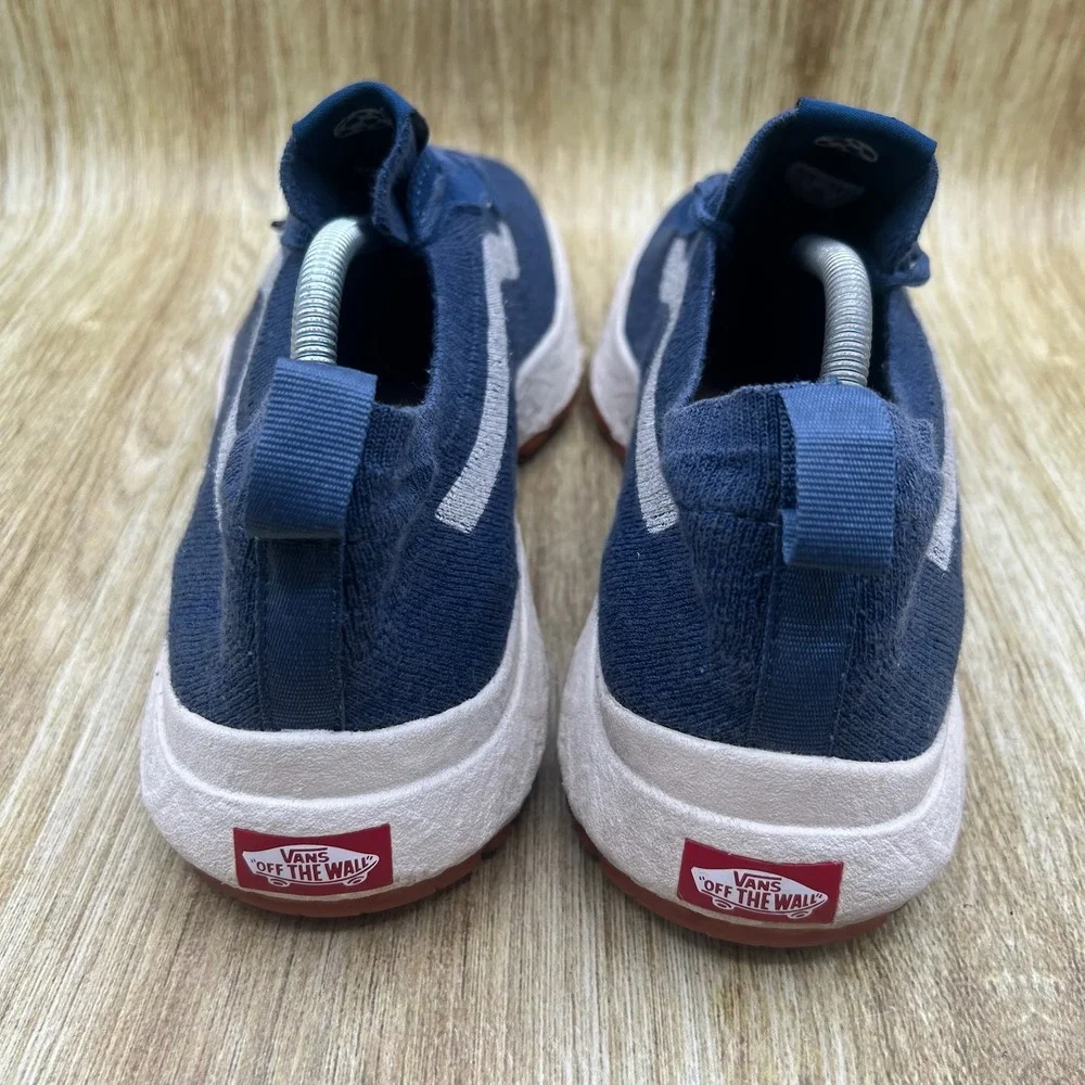 Vans UltraRange VR3 Men's Size 11.5 Navy Blue Grey Knit Sustainable Sneakers